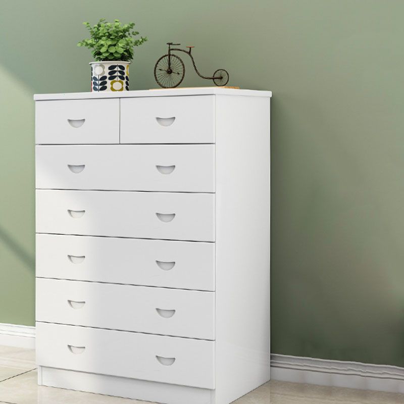 Modern Solid Wood Storage Chest Dresser Vertical Chest Without Mirror