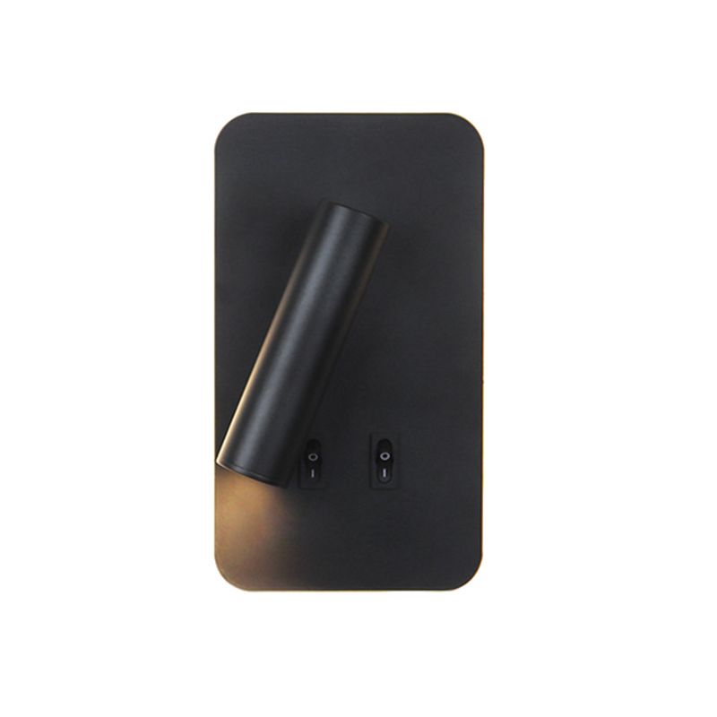 Modern Style Wall Mount Light 2 Lights LED Wall Light with Acrylic Shade for Bedside
