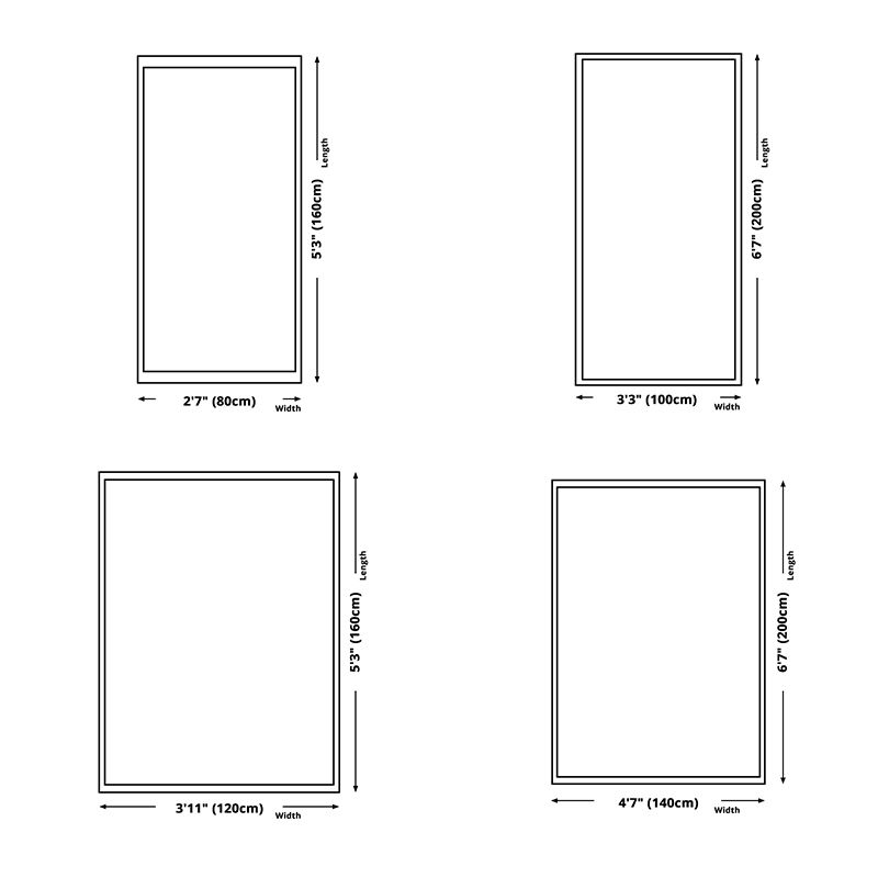 Nordic Area Carpet Contemporary Rug Washable Stain Resistant Polyester Rug for Home Decor