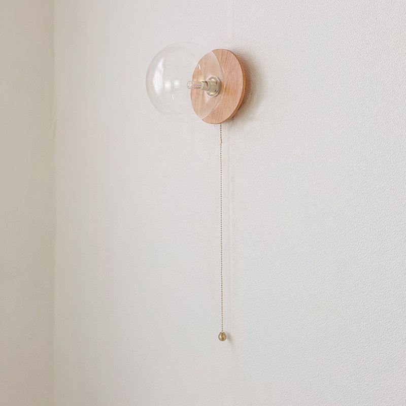 Luz de pared de bola de vidrio Luz de luz de estilo moderno Luz de pared para sala de estar para sala de estar