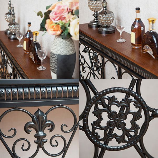 French Country Console Accent Table Antique Finish Console Sofa Table