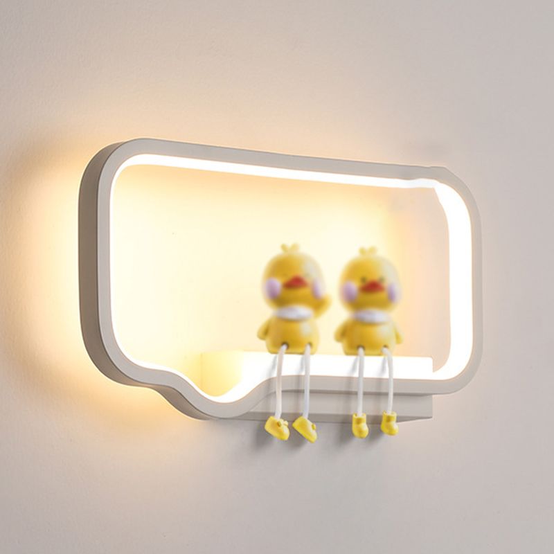 Metal Geometric LED Light Fixture Modern 1 Light Wall Sconces (Decoration not included)
