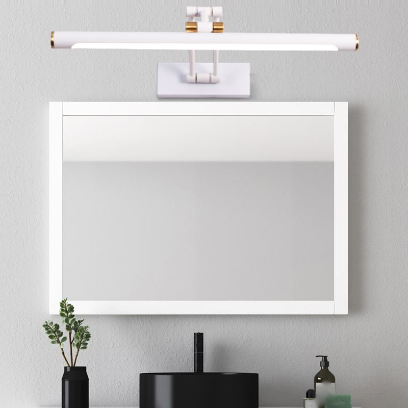 Funzione da parete da parete lineare moderna 1 Funzione illuminazione da parete a specchio leggero