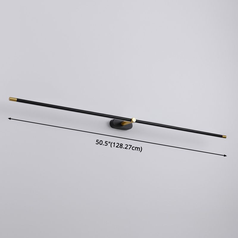 Elongated Sconce Light Fixture Minimalist Style LED Metal Wall Mount Light Fixture