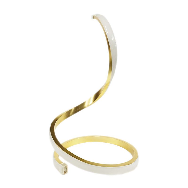 Lampe de table incurvée à 1 lumière