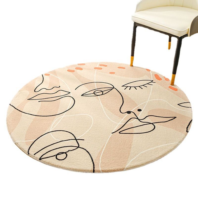 Abstract Lines Rug Indoor Rug Washable Area Carpet for Living Room Decor