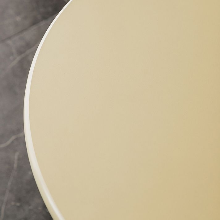 Rectangle Dining Table Engineer Wood Table in Yellow and White