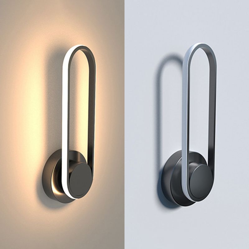 Rotatable 1 leichte ovale Wandleuchten moderner minimalistischer Metallleuchten