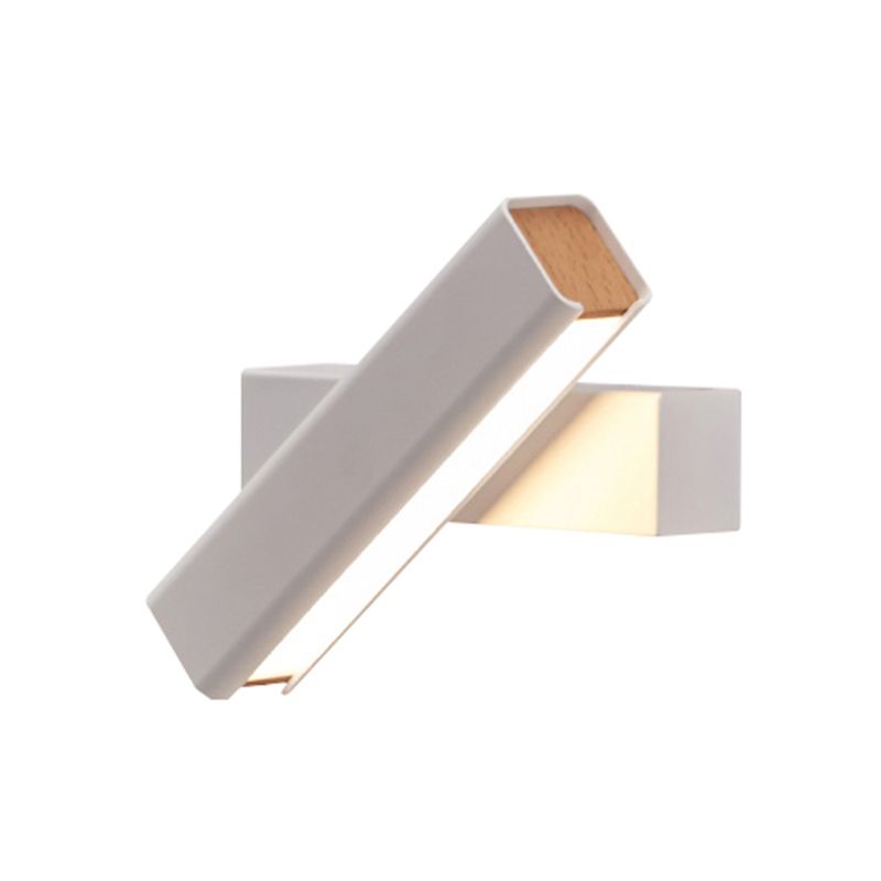 Rotatable Bedside LED Reading Lamp Flush Mount Wall Sconce for Bedroom