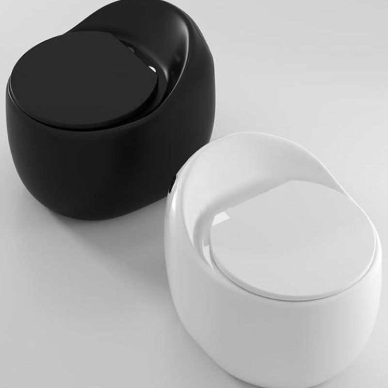 Contemporary Floor Mounted Flush Toilet Siphon Jet Urine Toilet for Washroom