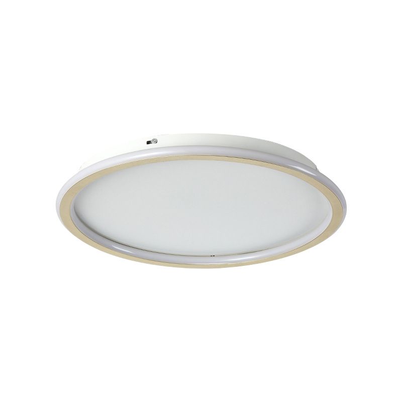 Modern Circolare Flush Light Metal e Acrylic Gold Led Surface Mount Massimale Luci per Living Room