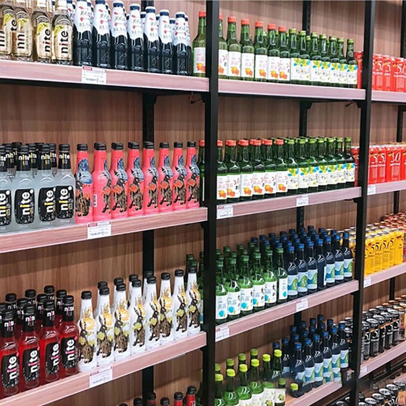 Wine Bottle Holder Modern Wood and Metal Bottle Holder Manufactured Wood