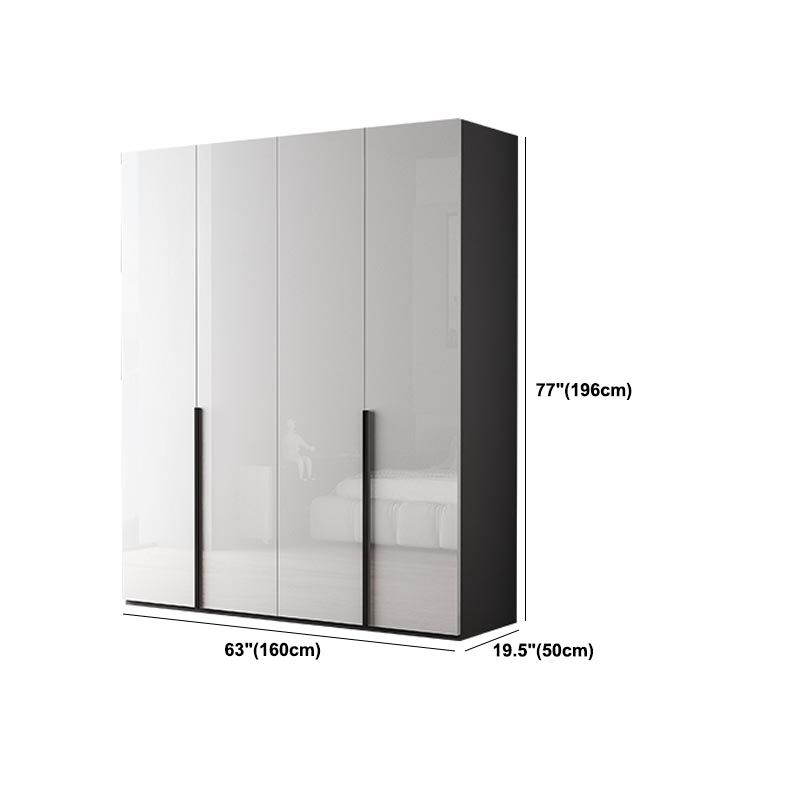 Modern Wooden Wardrobe Soft Close Drawer Wardrobe Closet for Bedroom