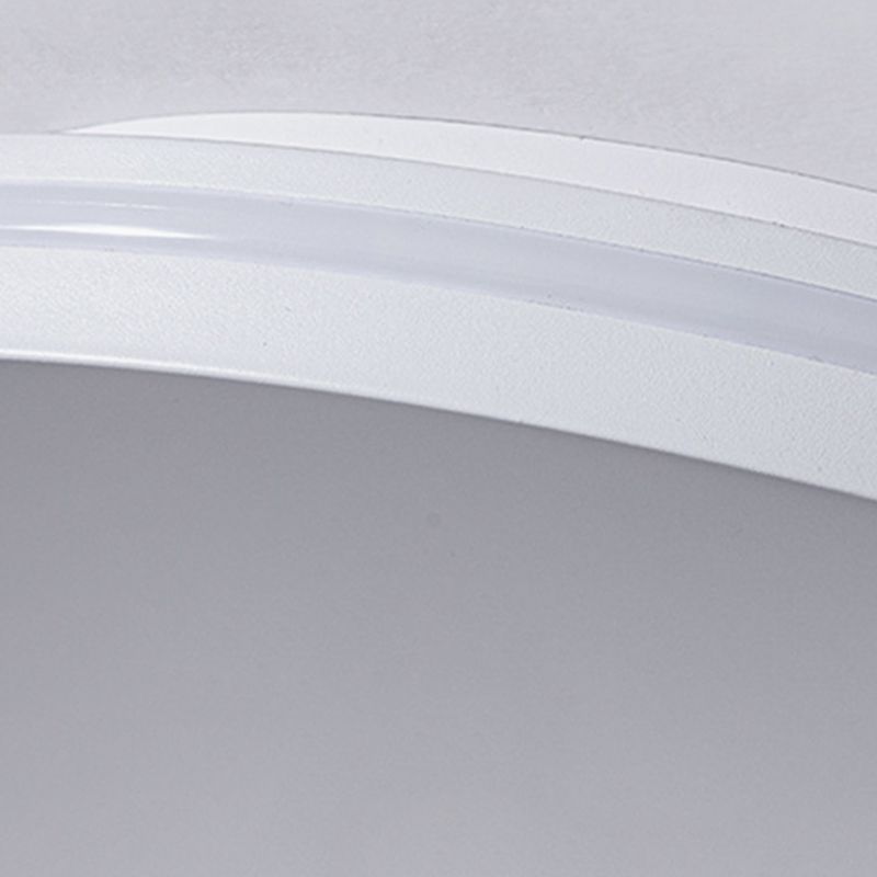White Ceiling Light Contemporary LED Flush Mount Lighting for Home