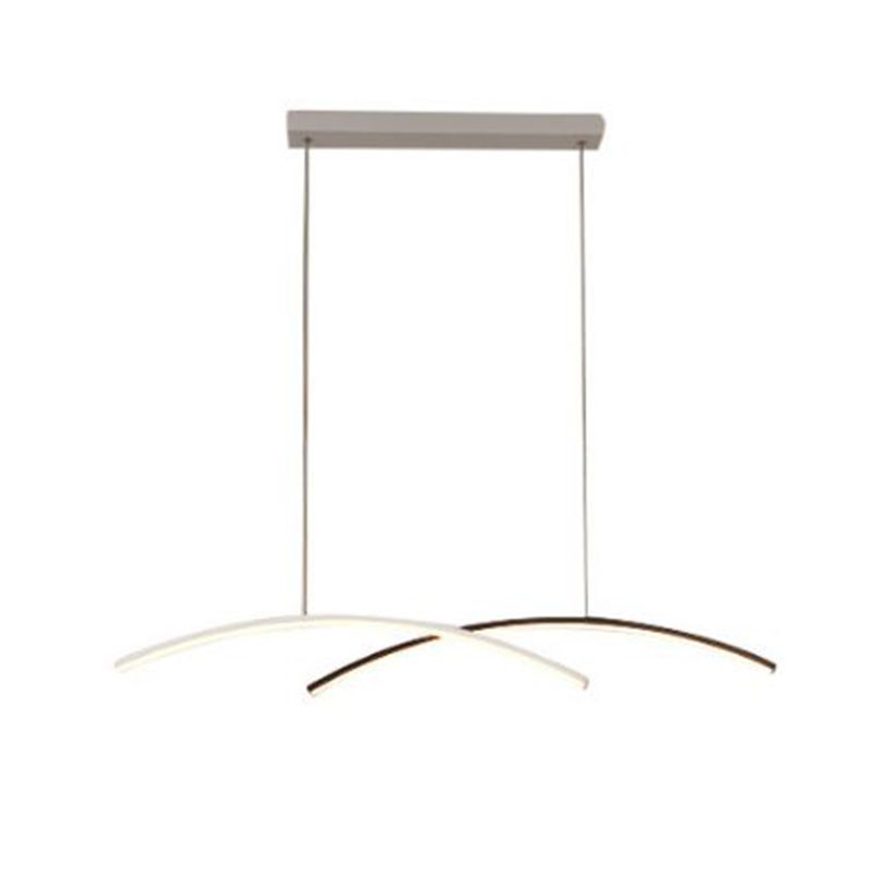 Black/White Kitchen Island Lighting Contemporary LED Ceiling Light for Home
