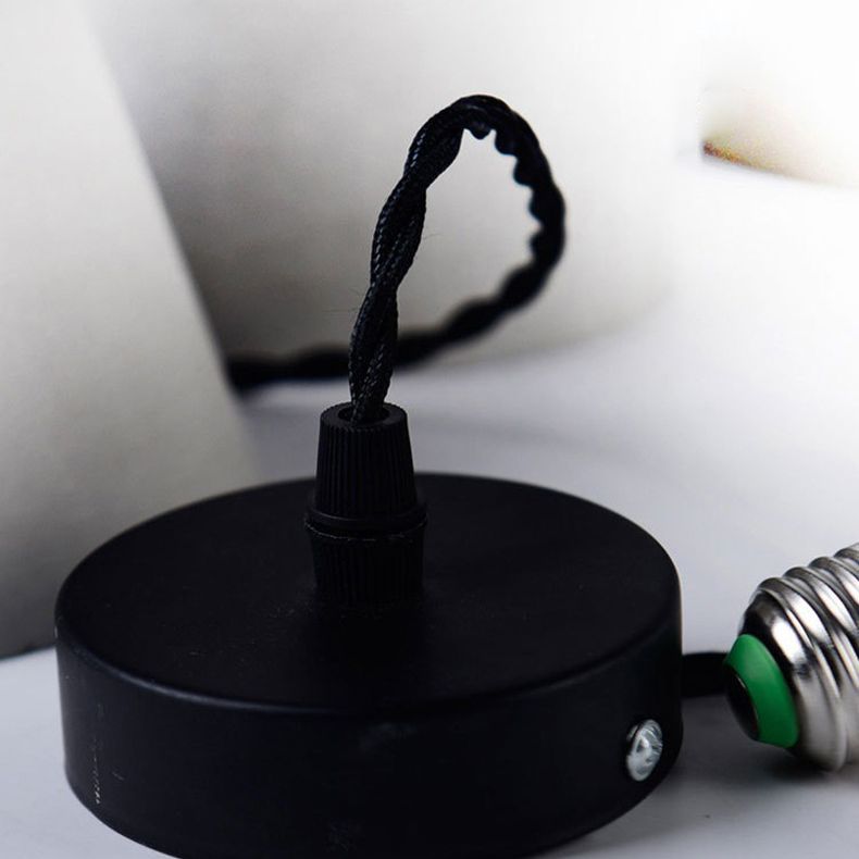 Luces de techo colgante de 1 luces con lámpara colgante de cemento moderna