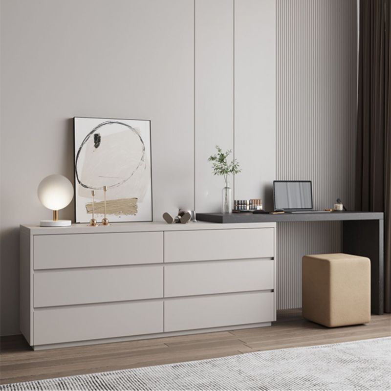 Contemporary Lighted Mirror Wood With Drawer Standing Vanity Dressing Table