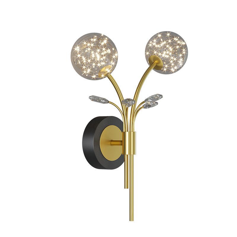 Modern Unique Shape Wall Mount Light Fixture 2 Light Wall Light Sconce