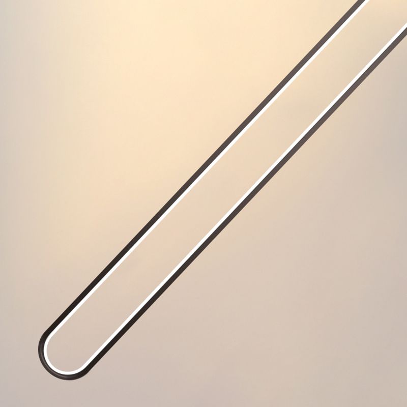 Moderne stijl lineaire LED -vloerlamp creatief vloerlicht voor zitkamer