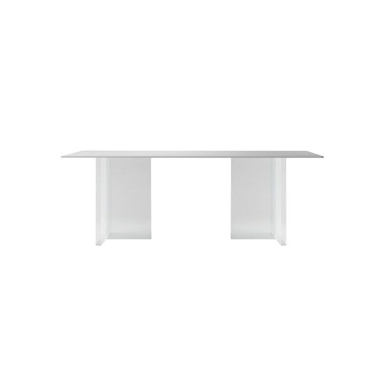 Sintered Stone Dining Table Acrylic Base Table for Dining Room