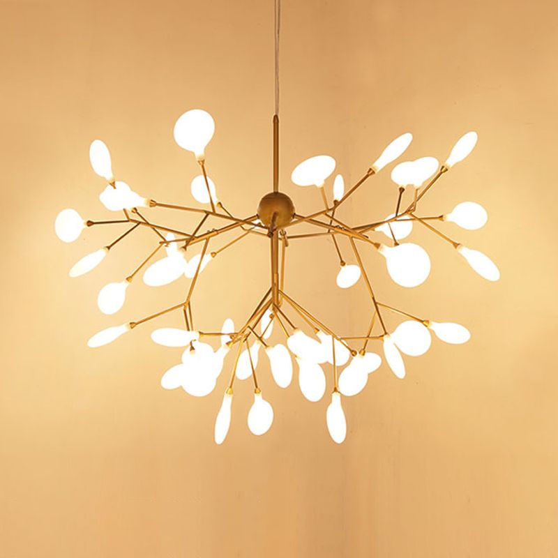 Firefly Chandelier Light Fixture Minimalist LED Acrylic Suspension Lighting for Clothing Shop