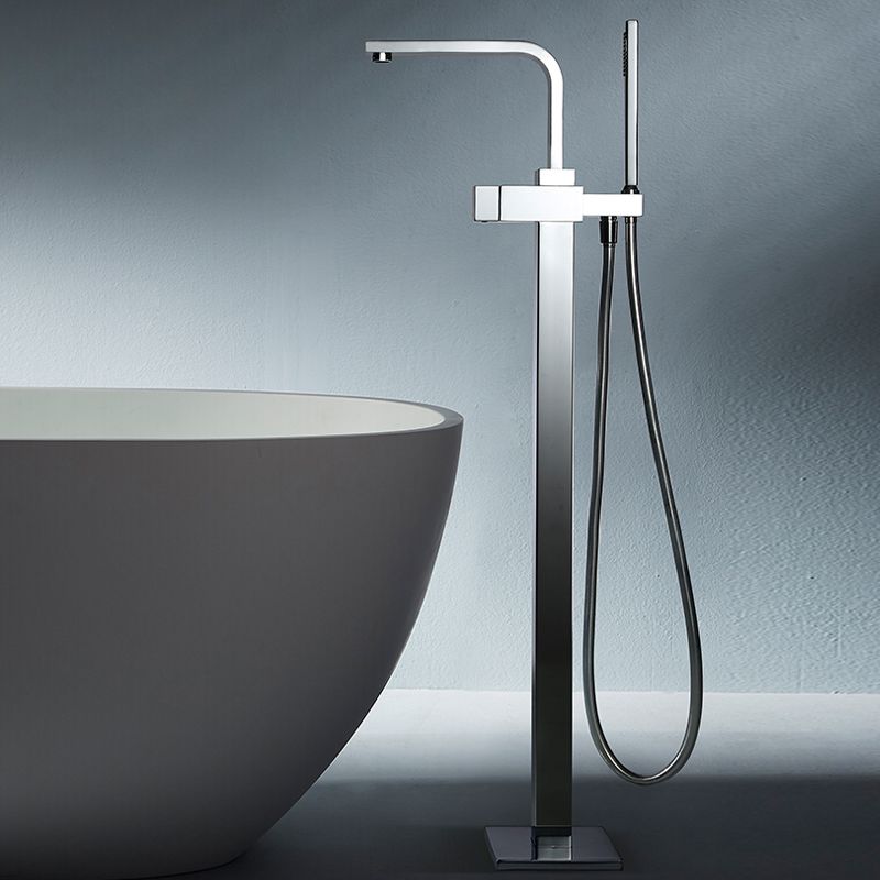 Modern Freestanding Tub Filler Trim Copper Freestanding Tub Fillers