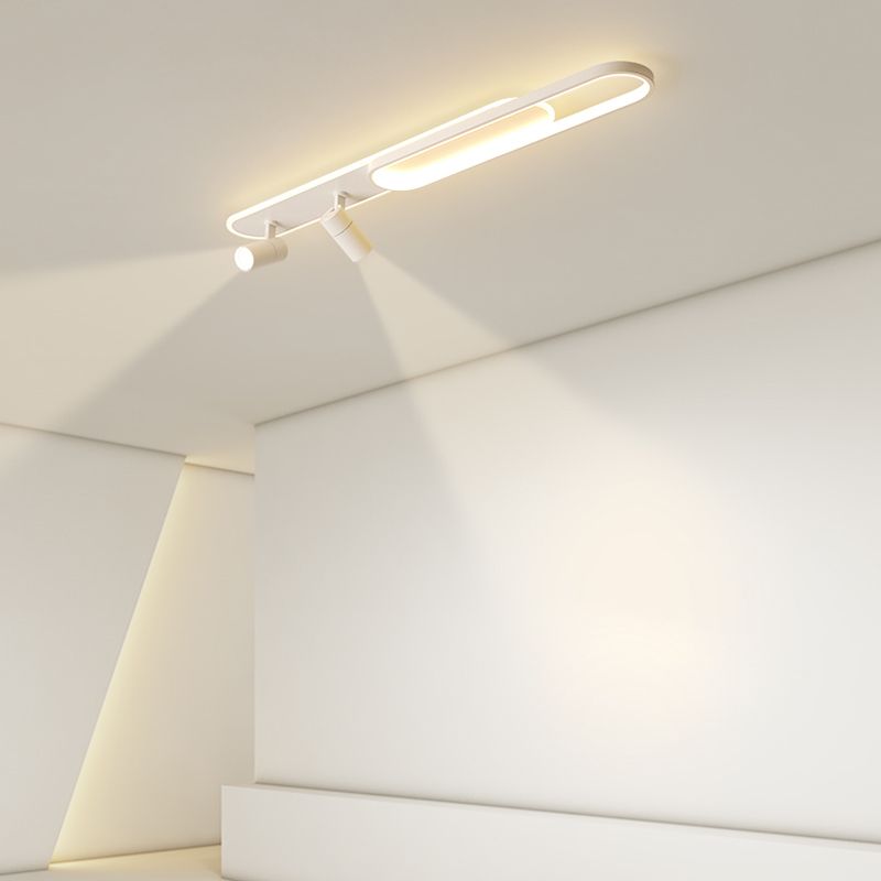 Plafonnier LED moderne met en lumière les luminaires encastrés en métal