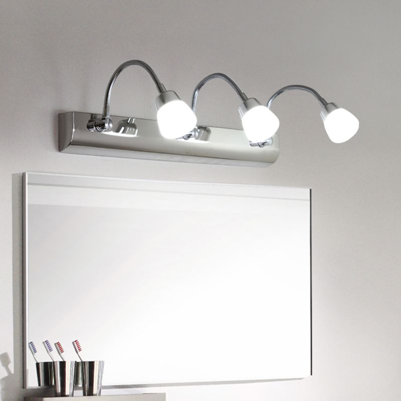 Metal Linear Vanity Lighting Contemporary Style Multi Lights Vanity Sconce Lights