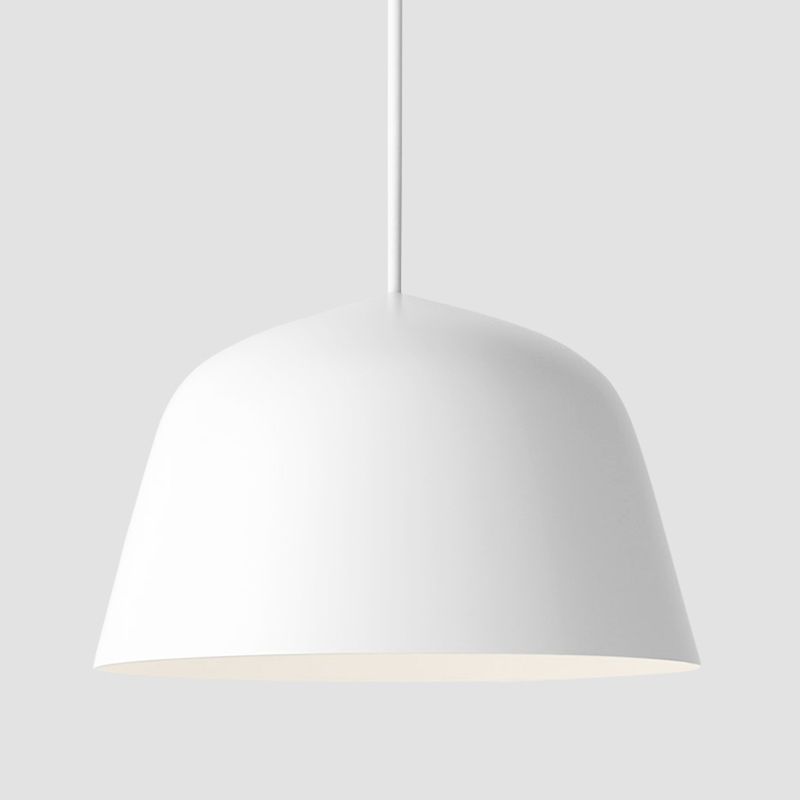 Forme de bol en métal Lumières suspendues modernes à 1-Light Prowing Fixture pour salle à manger