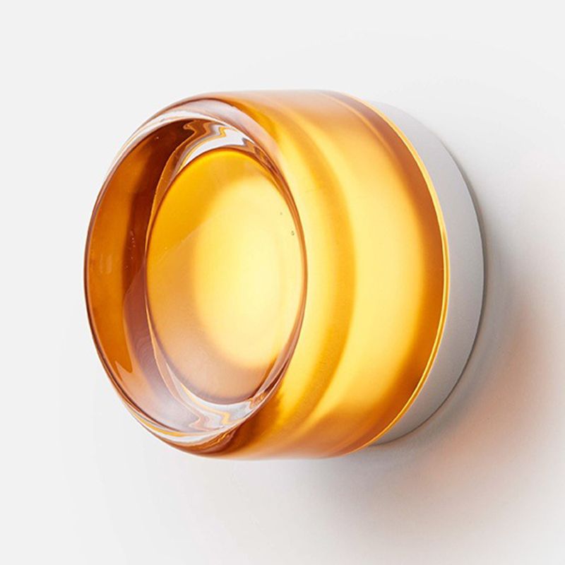 Modern Simple Shape Wall Lighting Fixtures 1 Light Flush Wall Sconce