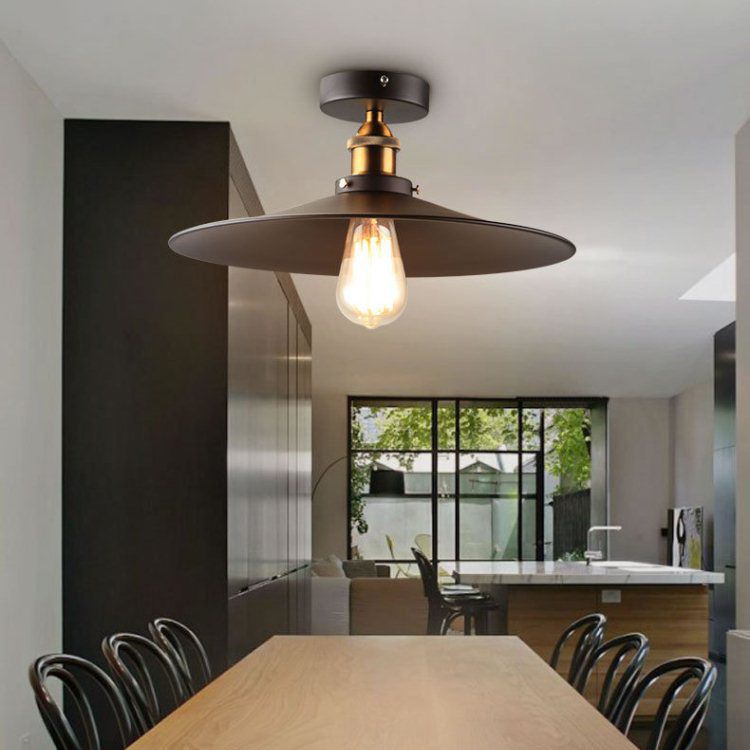 Retro industriële stijl smeedijzeren plafondarmatuur Amerikaanse landelijke creatieve gang gangpad veranda balkonverlichting
