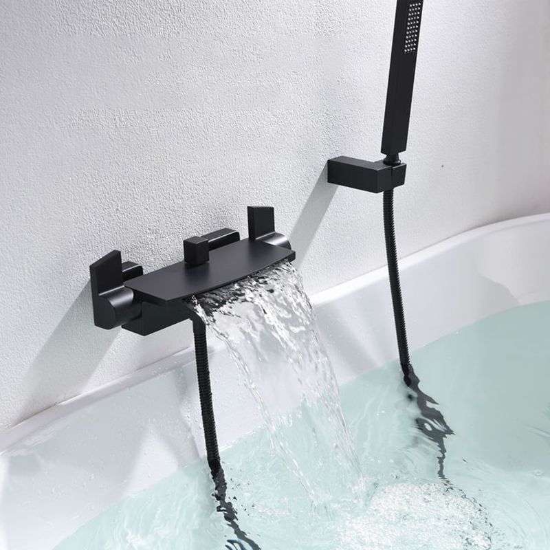 Modern Style Bathtub Faucet Waterfall Handle Style Bathroom Faucet