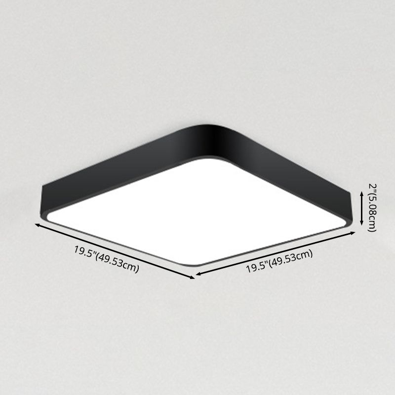 Modern Led Flush Mount Light Fixture Acrylic Flush Light