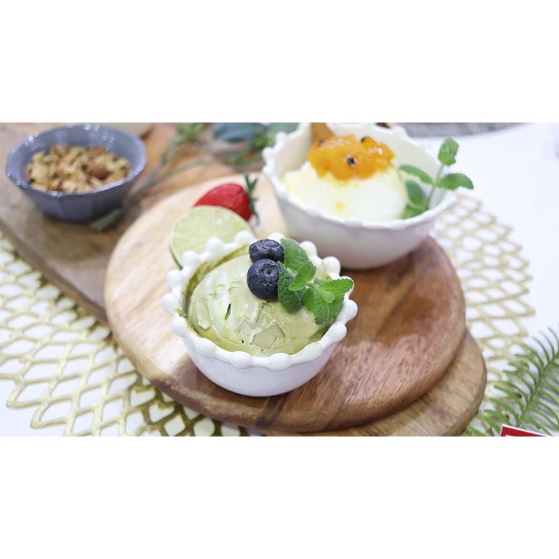 Modern Dessert Shop Mural Decor with Ice Cream Painting Eco-friendly Wallpaper