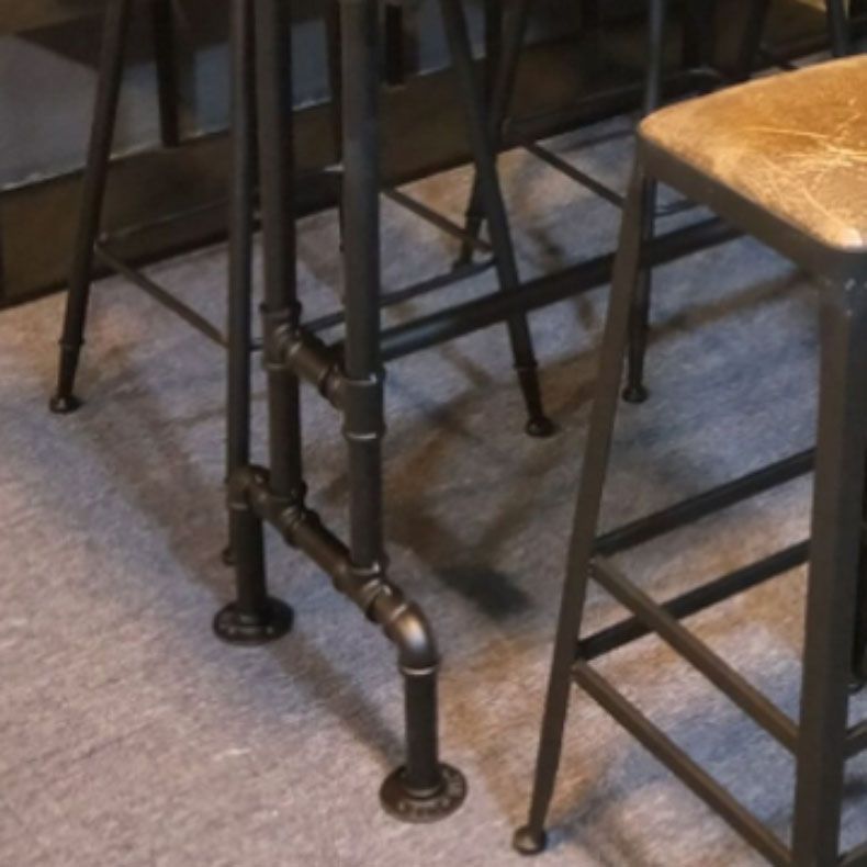 Industrial Bar Dining Table Cafe and Breakroom Bar Stool Table