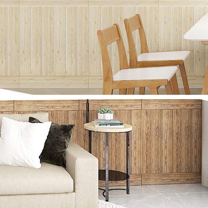 Modern Imitation Wood Grain Wall Access Panel Peel and Stick Foam Baseboard Panel