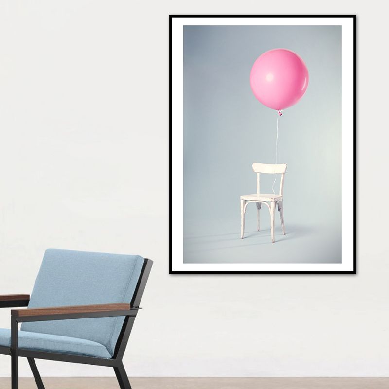 Ballon Canvas Print Nordic esthetiek Stilleven Wall Art Decor in pastelkleur
