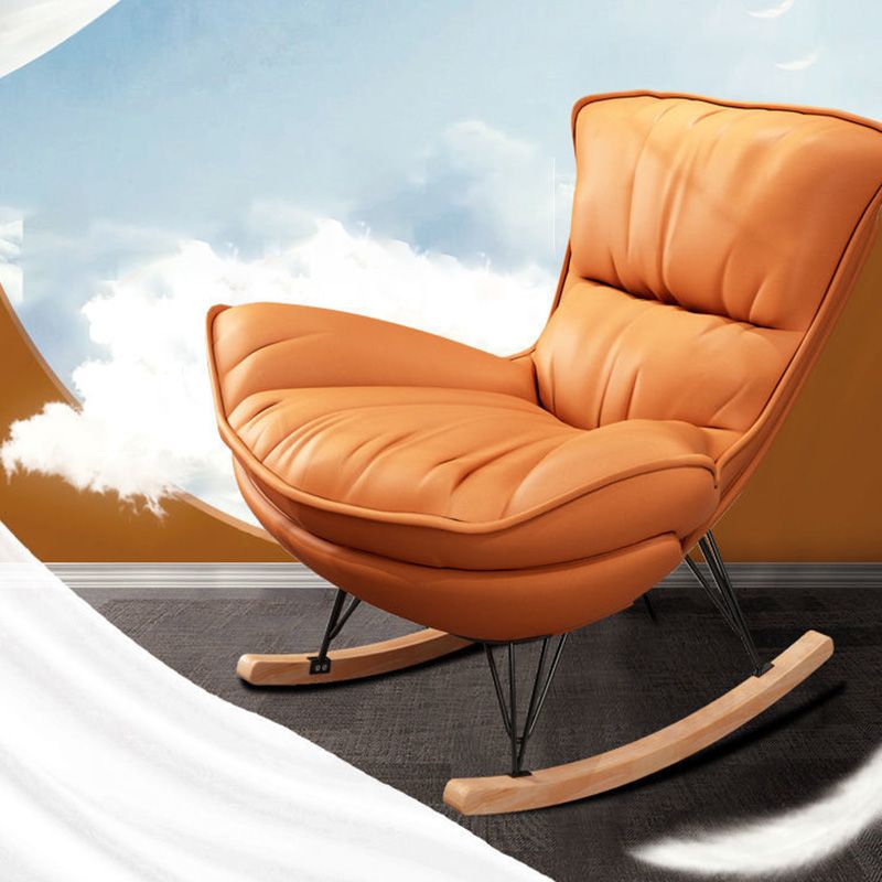 Nordic Family Rocking Chair Living Room Balcony Siesta Single Sofa Chair