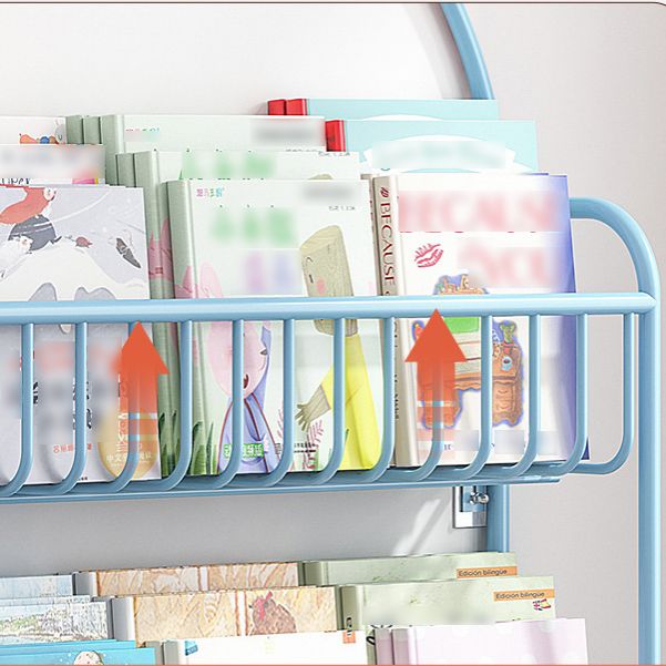 4.33 "W libreria da parete in stile scandinavo per la sala da studio dell'ufficio