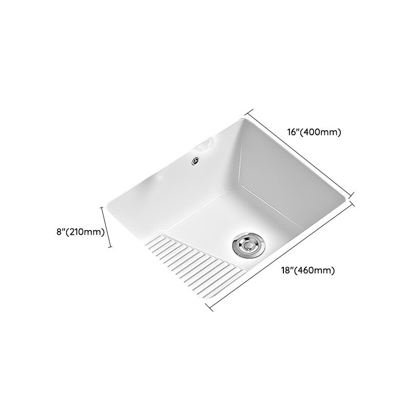Modern Vessel Lavatory Sink Porcelain with Faucet Bathroom Sink