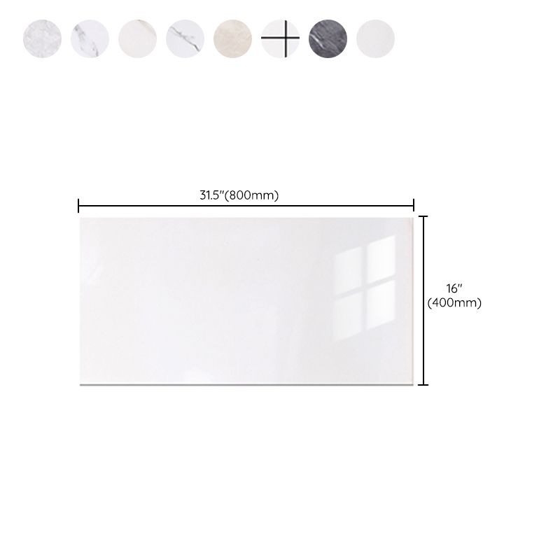 PVC Rectangular Peel & Stick Subway Tile Kitchen and Bathroom Backsplash