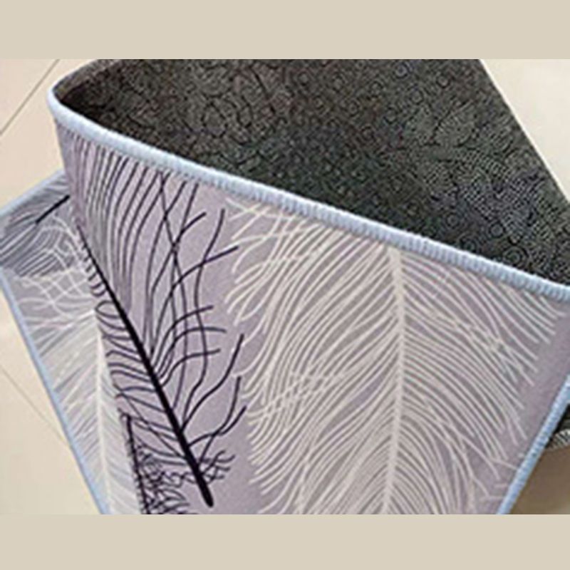 Distinctive Whitewash Indoor Rug Vintage Ethnic Area Carpet Anti-Slip Backing Rug for Home Decor