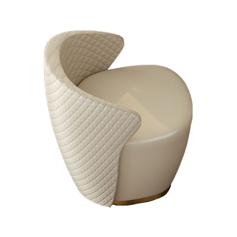 Luxurious Stone Vanity Table with Drawers 30.7" H Makeup Dressing Table Stool Set in Beige