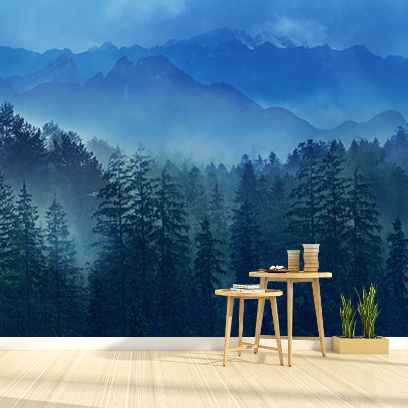 Modern Photography Mural Wallpaper Mountains Living Room Wall Mural