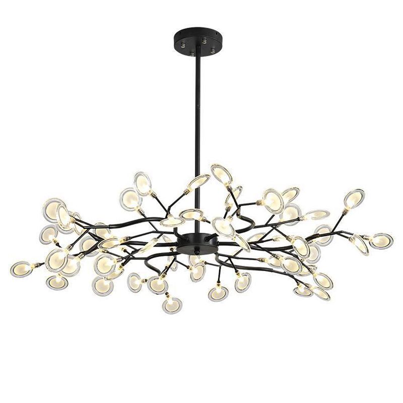 Simplicity Branched Firefly Chandelier Light Acrylic Living Room LED Pendant Light Fixture