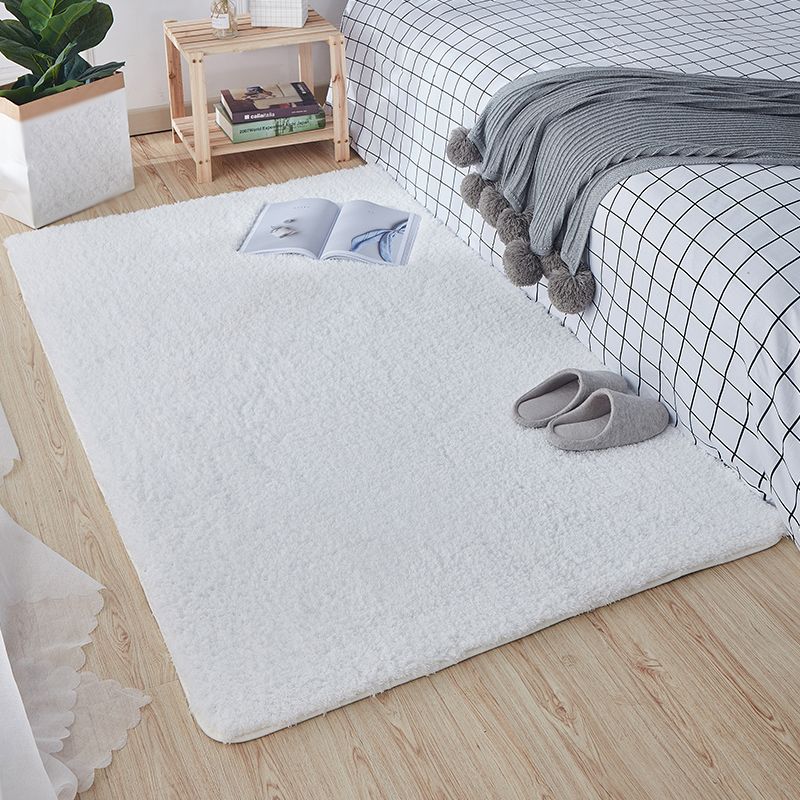 Bequemer nordischer Teppich Mehrfachfarbener schlichtem Teppich waschbarer Haustierfreundlicher Anti-Schlupf-Rückenteppich für Schlafzimmer
