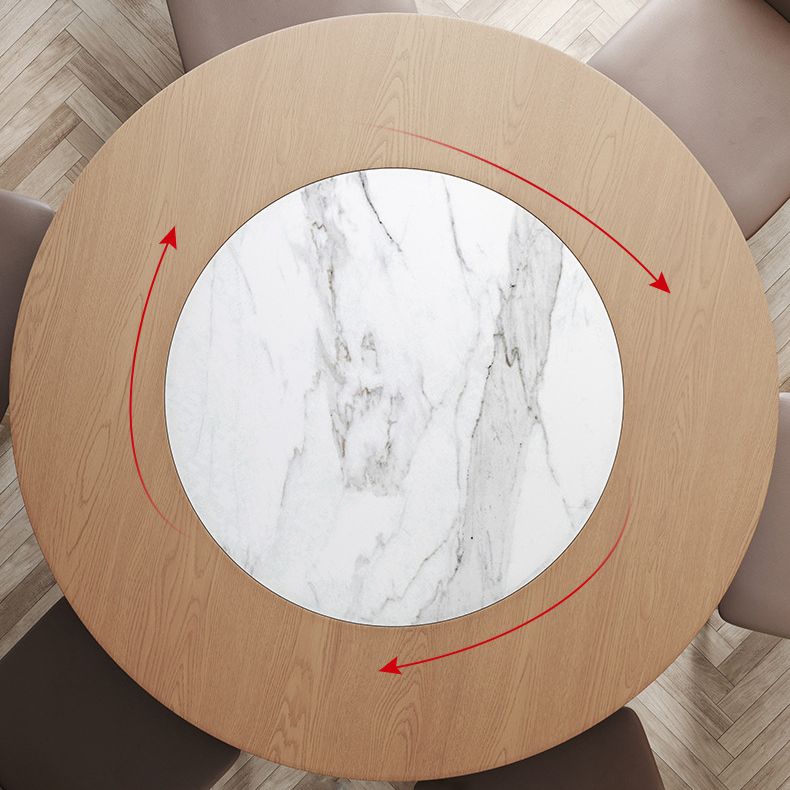 Modern 1/3/5/6/7 Pieces Dining Set Solid Wood Dining Table Set for Dining Areas