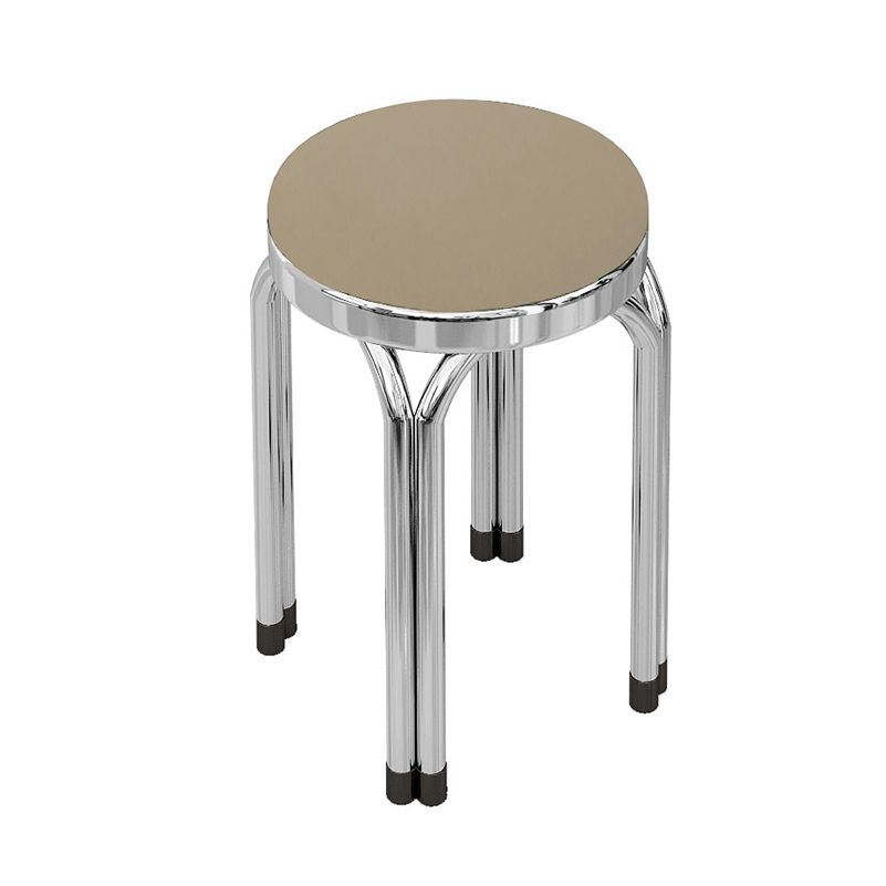 Round Modern Standard Leather Water Resistant Standard for Drawing Room