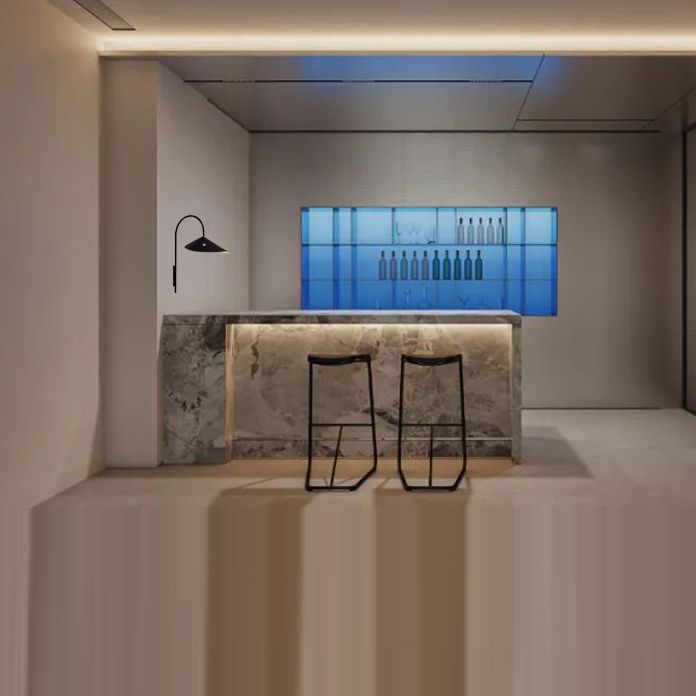 Simple Style Vanity Lighting Metal Wall Light Fixture for Bathroom