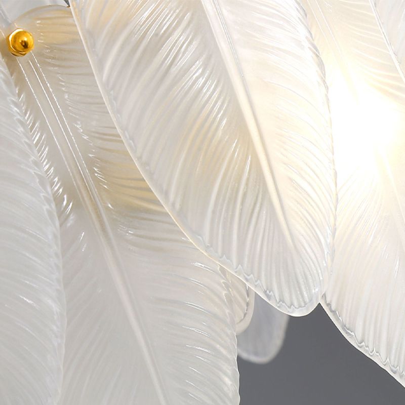 Creative Ceiling Lamp Modern Flush Mount Light Fixture with Glass Shade for Bedroom